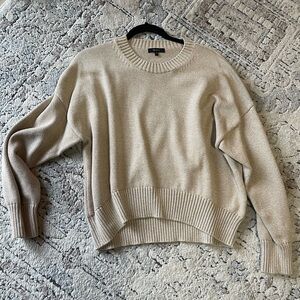 Quince high low hem sweater